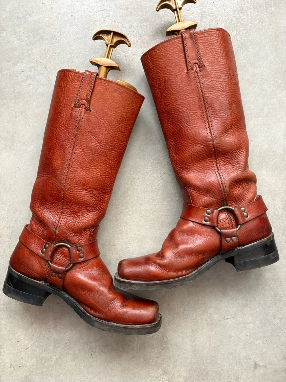 FRYE 🇺🇸15R Harness Boots Just Resoled - Picture 15 of 16
